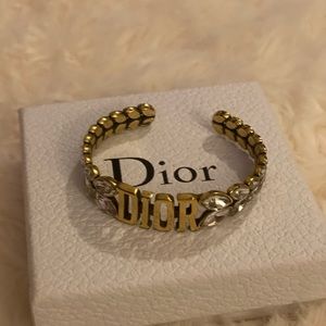 Dior Crystal Logo Bracelet
